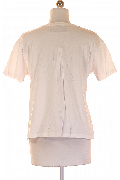 STRADIVARIUS Dámské Tričko Bílé Vel. XS | STRADIVARIUS | obrázek 3