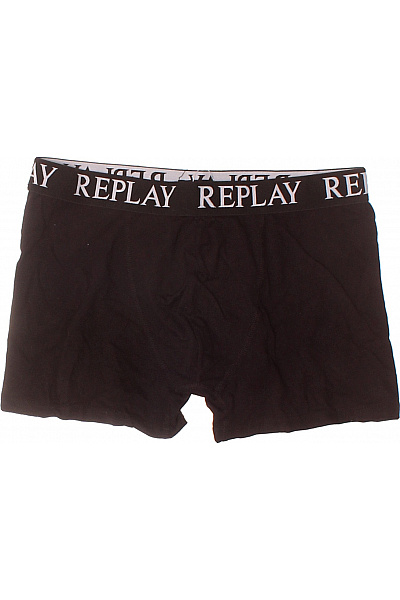 Pánské Spodní Prádlo Černé REPLAY Second hand Vel. L