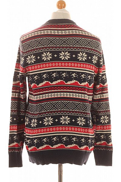 Pánský Svetr Modrý Vel. M | IN LINEA | obrázek 3