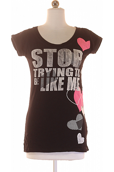 Dámské Tričko Černé STRADIVARIUS Vel. S | STRADIVARIUS | obrázek 2