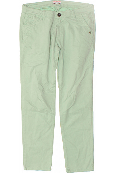 CKS Dámské Chino Kalhoty Zelené Second hand Vel. 28