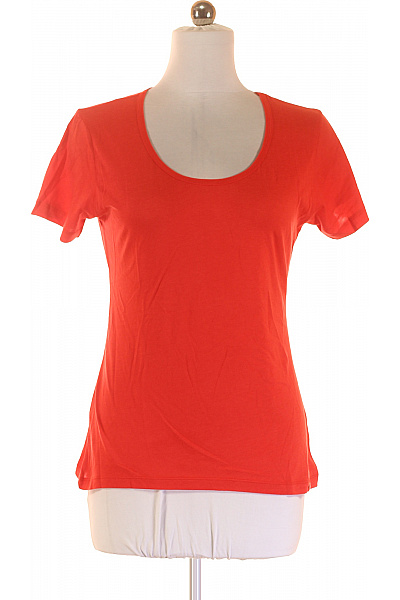 COTTON CANDY Jednoduché Dámské Tričko Červené Vel. XXL | COTTON CANDY | obrázek 2