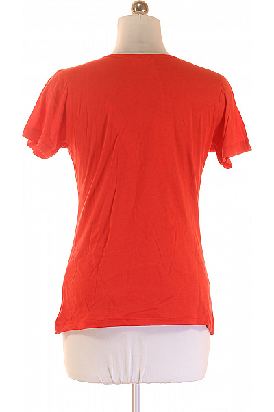 COTTON CANDY Jednoduché Dámské Tričko Červené Vel. XXL | COTTON CANDY | obrázek 3