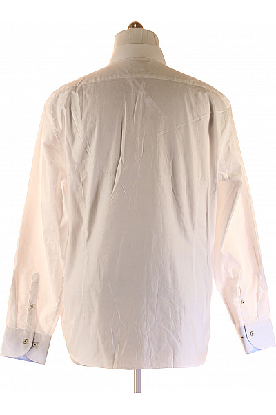 Fakts Pánská Košile Jednobarevná Bílá Vel. 46 | fakts | obrázek 3