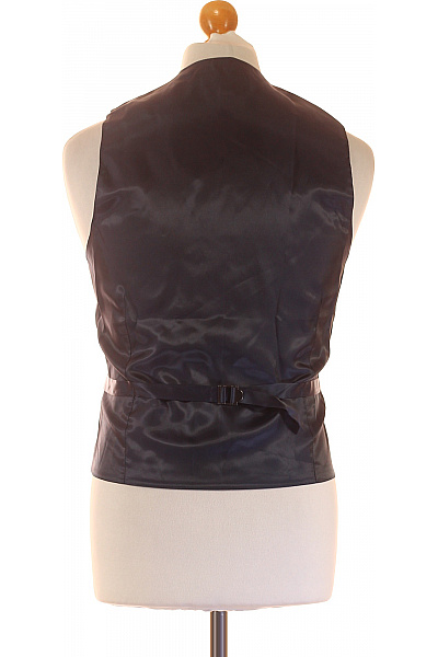 Společenská Pánská Vesta Vlněná Modrá DOUGLAS HAYWARD Vel. 48 | DOUGLAS HAYWARD | obrázek 3