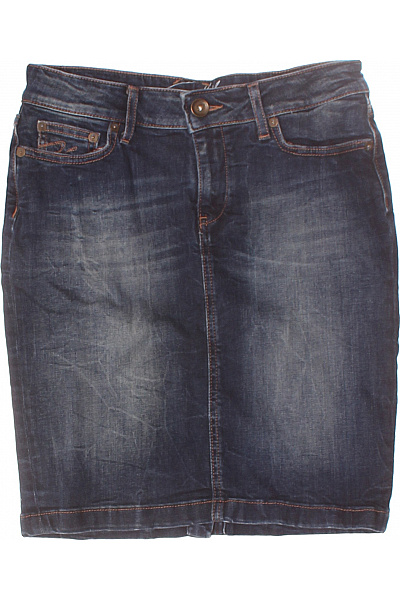 Džínová  Sukně Modrá TOMMY HILFIGER Second hand Vel. 40