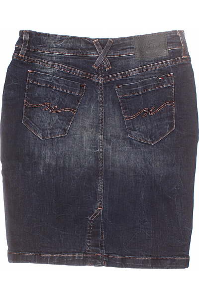 Džínová  Sukně Modrá TOMMY HILFIGER Second hand Vel. 40