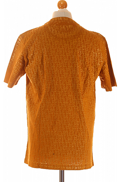 DIESEL Pánské Tričko s Potiskem Oranžové Vel. M | DIESEL | obrázek 2