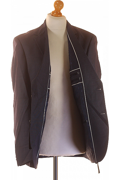 Společenské Pánské Sako Modré Digel Vel. 52 | Digel | obrázek 4