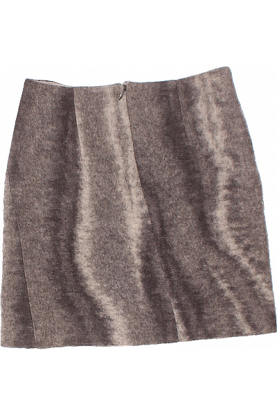 MARCCAIN Balonová  Sukně Vlněná Šedá Second hand Vel. N1