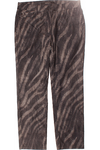 Dámské Kalhoty Rovné Šedé ZERRES Vel. 40