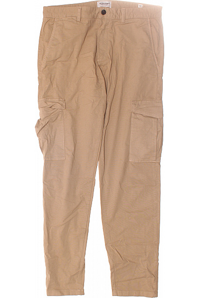 JACK & JONES Pánské Kalhoty Kapsáče Béžové Vel. 33/34