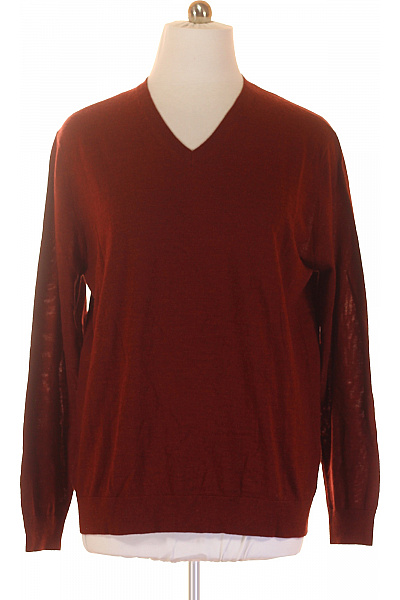 Canda Pánský Svetr Vlněný Vínový Second hand Vel. XL | Canda | obrázek 2