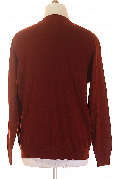 Canda Pánský Svetr Vlněný Vínový Second hand Vel. XL | Canda | obrázek 3