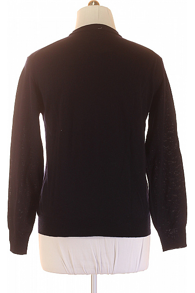 Pánský Pulovr Vlněný Modrý Vel. L | MAX TONSO CASHMERE | obrázek 3