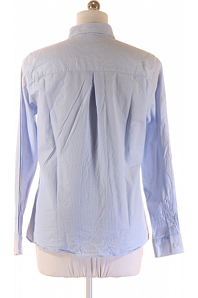 MILANO Dámská modrá pruhovaná košile s dlouhým rukávem elegantní business Vel. 42 | MILANO | obrázek 3