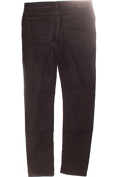 TOMMY HILFIGER Pánské Rovné Džíny Černé Vel. 36