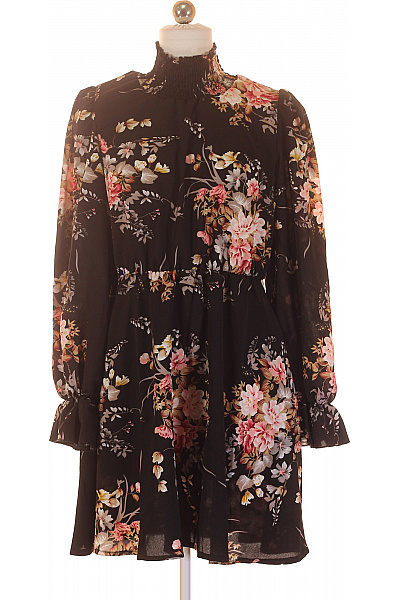  Šaty s Květinovým Potiskem Černé Zimtstern | zimtstern | obrázek 2