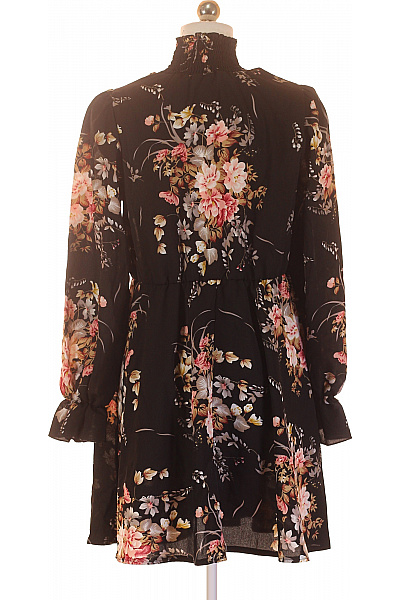  Šaty s Květinovým Potiskem Černé Zimtstern | zimtstern | obrázek 3