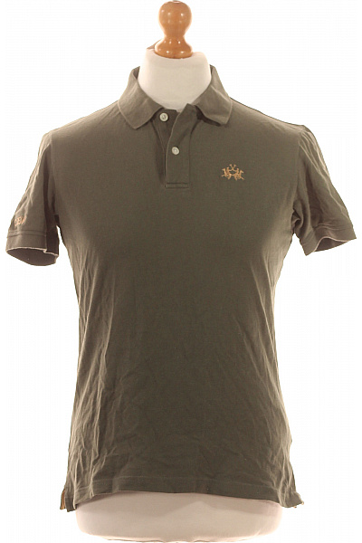 La Martina Pánské Tričko s Límečkem Zelené Vel. M | La Martina | obrázek 2