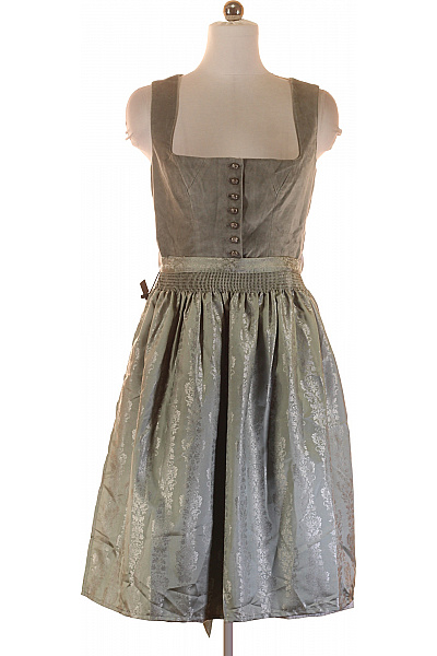 Společenské  Šaty Zelené HEIMATLIEBE Second Hand Vel. 42