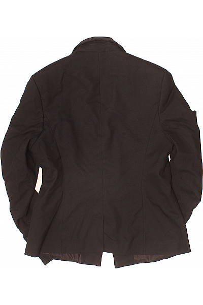 s.OLIVER Černé polyesterové vypasované sako elegantní business jednořadé na běžné nošení Vel. DE 38 | s.OLIVER | obrázek 3