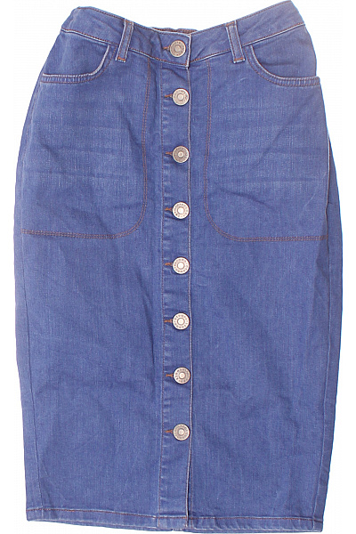 Džínová  Sukně Modrá SECOND FEMALE