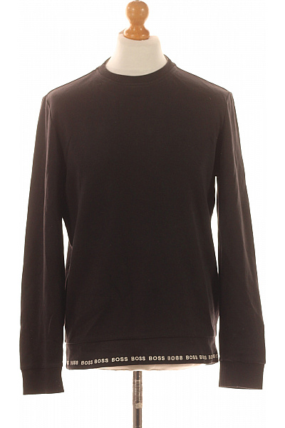 Hugo Boss Pánská Mikina Černá Second Hand Vel. M