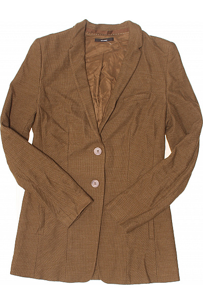 windsor. Hnědé bavlněné sako vypasované elegantní business podzimní struktura Velikost 40 | windsor. | obrázek 2