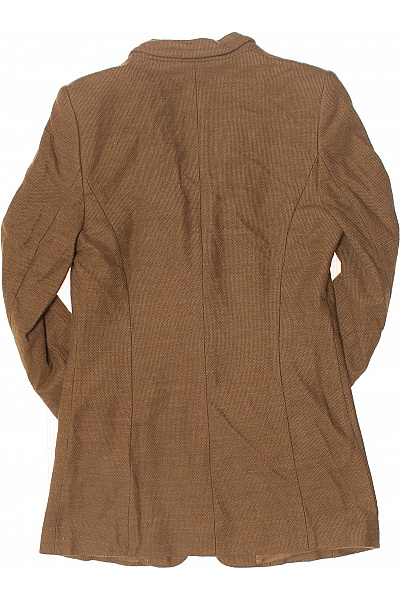 windsor. Hnědé bavlněné sako vypasované elegantní business podzimní struktura Velikost 40 | windsor. | obrázek 3