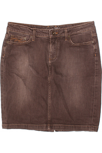 Džínová  Sukně Hnědá TOMMY HILFIGER