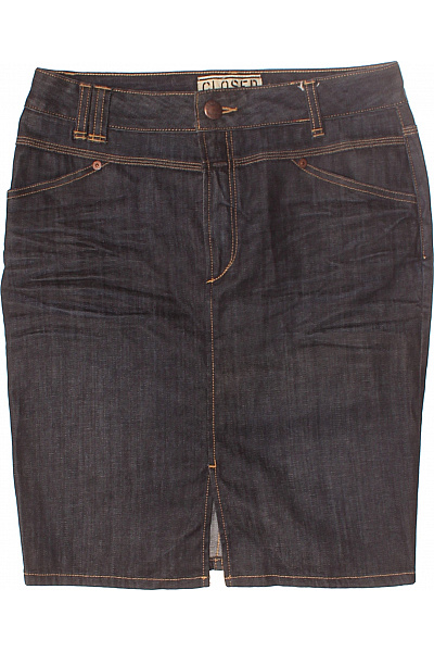 CLOSED Džínová  Sukně Modrá Vel. 27