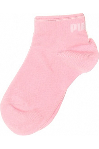 Puma Dětské Kotníkové Ponožky Růžové Bavlněné Sportovní
