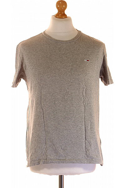 Jednoduché Pánské Tričko Šedé TOMMY HILFIGER | TOMMY HILFIGER | obrázek 2
