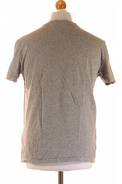 Jednoduché Pánské Tričko Šedé TOMMY HILFIGER | TOMMY HILFIGER | obrázek 3