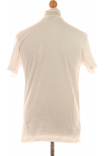 THE NORTH FACE Pánské Tričko s Potiskem Bílé Second hand Vel. M | THE NORTH FACE | obrázek 2