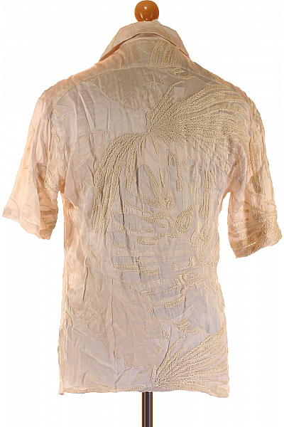 Vzorovaná Pánská Košile Barevná Second hand Vel. M | Unimoda | obrázek 3