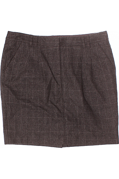 Sukně Vlněná Šedá TOMMY HILFIGER Second hand