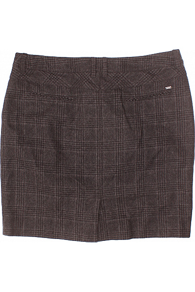 Sukně Vlněná Šedá TOMMY HILFIGER Second hand