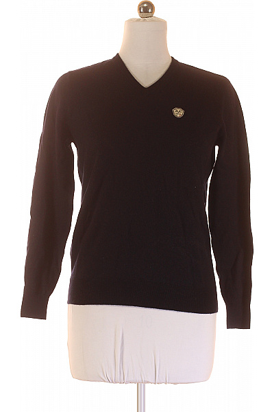 VERSACE Dámský Svetr Vlněný Modrý Vel. M