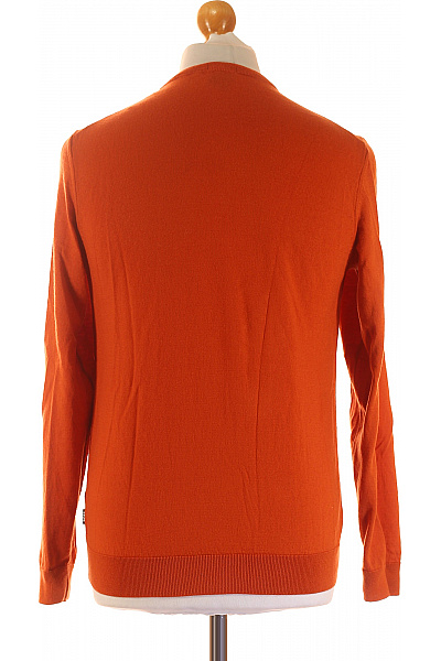Hugo Boss Pánský Svetr Vlněný Oranžový | Hugo Boss | obrázek 3