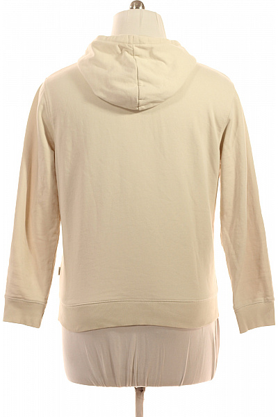 Pepe Jeans Dámská béžová mikina s kapucí přes hlavu streetwear jednobarevná s klokaní kapsou Velikost l | Pepe Jeans | obrázek 3