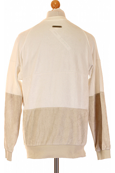 ADIDAS Pánská bavlněná mikina přes hlavu s dlouhým rukávem a výšivkou Velikost S | ADIDAS | obrázek 2