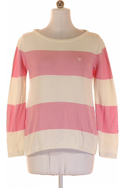 GANT Dámský pruhovaný bavlněný pulovr růžový Velikost M | GANT | obrázek 2