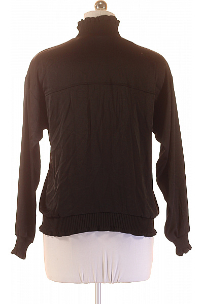 HALLHUBER Dámská černá polyesterová mikina se stojáčkem a dlouhým rukávem Vel. 40 | HALLHUBER | obrázek 3