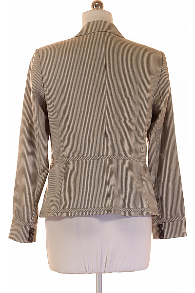 Heine Dámský béžový pruhovaný blejzr vypasované elegantní business jarní Velikost 40 | Heine | obrázek 3