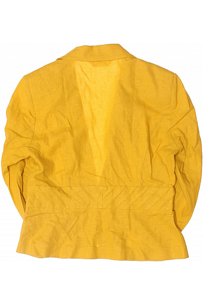 Marks & Spencer Dámské Blejzr Lněný Žlutý | Marks & Spencer | obrázek 3