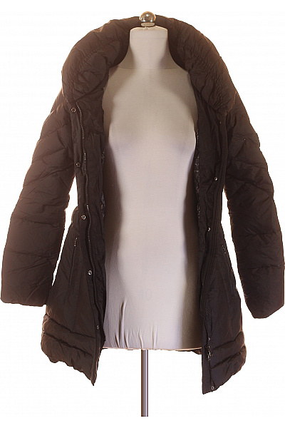 Guess Dámská černá prošívaná péřová zimní zateplená bunda dlouhá Vel. XS | Guess | obrázek 3