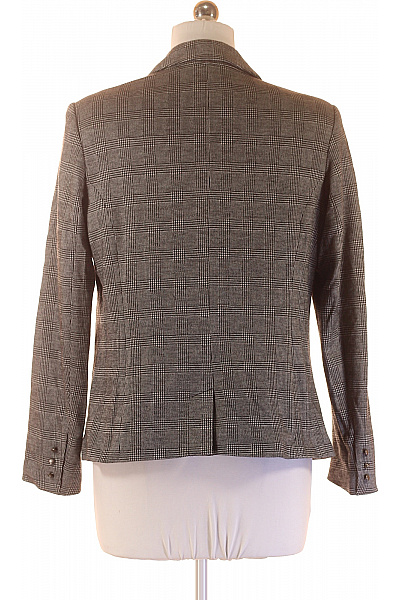 PHILOSOPHY DI LORENZO SERAFINI Dámský blejzr kostkované elegantní business vypasované jednořadé s jedním knoflíkem Velikost L | PHILOSOPHY DI LORENZO SERAFINI | obrázek 3