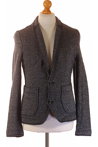 JACK & JONES Pánské volnočasové sako tvídové šedé vzorované jednořadé Vel. M | JACK & JONES | obrázek 2